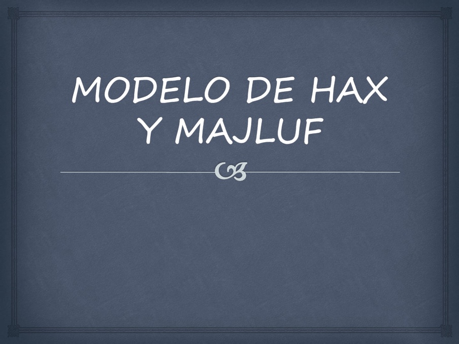 Modelo de Hax y Majluf - [PDF Document]